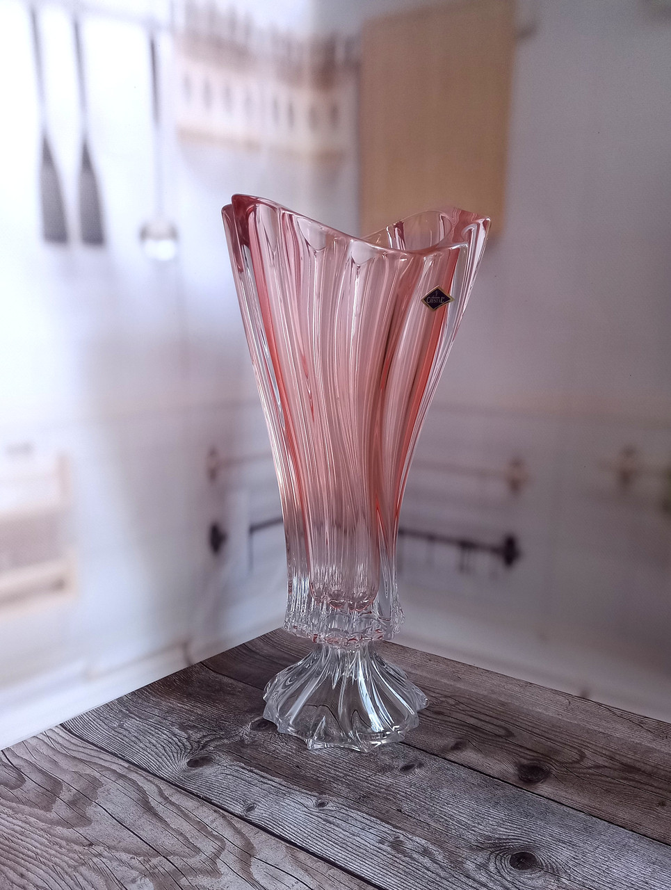 Ваза на Ножке 400 Мм Bohemia Plantica Pink 8KG97 72T31 — Купить ...