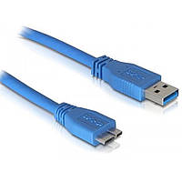 Кабель USB 3.0 MicroUSB 5pin(синий)