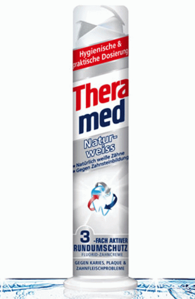 Відбілююча зубна паста з дозатором Theramed 100ml Німеччина