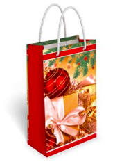 Новорічний пакет лімітований 17,7х10,9х5,6 Новорічний подарунок (36.225)