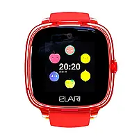 Детские смарт-часы с GPS Elari KidPhone Fresh Red - красные