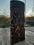 Дерев'яне панно "Бог Одін" (Óðinn). Варіант №2. Скандинавська міфологія, фото 3
