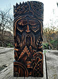 Дерев'яне панно "Бог Одін" (Óðinn). Варіант №2. Скандинавська міфологія, фото 2