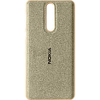 Силикон Textile Nokia 8 (Бежевый)