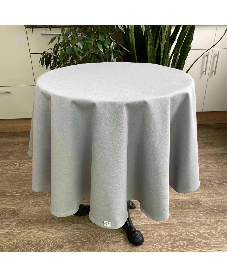 Скатерть Прованс круглая D 140 см хлопок серая арт.022133 (ID ...