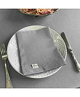 Серветка-підкладка для кухні Прованс 35x45 см бавовняна сіра арт.021375