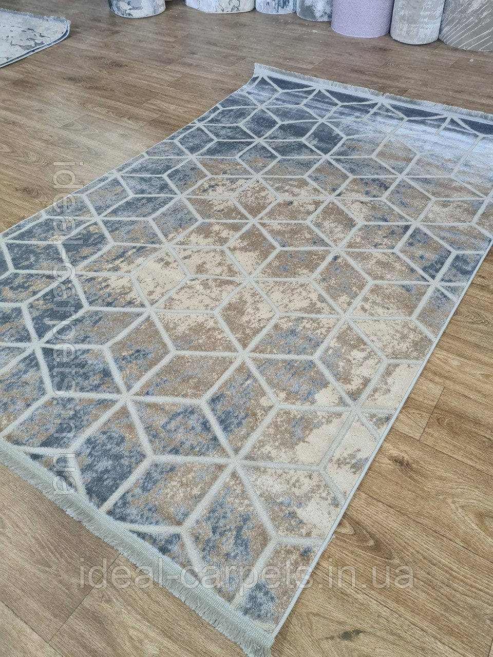 Килим Moda 1.6x2.3м 0262 Grey Beige, фото 1