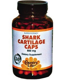 Для суглобів Shark Cartilage (100 капсул) Country Life