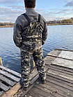Зимовий костюм для риболовлі на мембрані "піксель" до - 15 С, фото 4