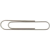 Скріпки 50мм нікельовані 100шт Axent в картонній коробці