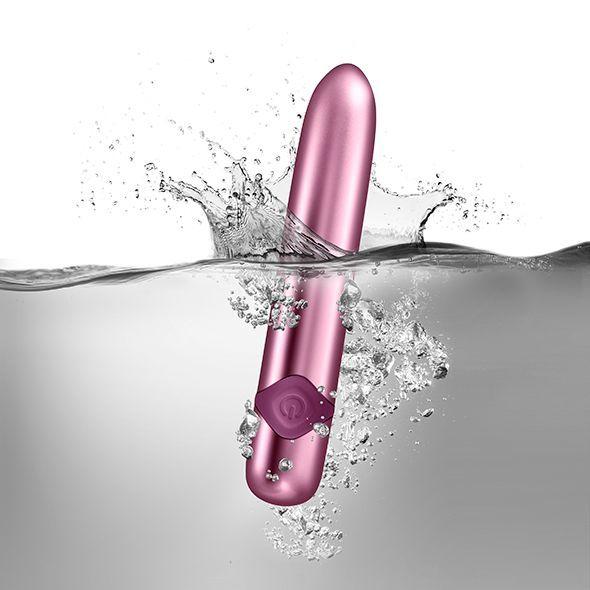 Мощный вибратор Rocks Off Havana Lilac с цветной LED-подсветкой LB