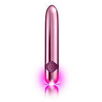 Мощный вибратор Rocks Off Havana Lilac с цветной LED-подсветкой LB, фото 2