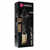 Вибратор-кролик Dorcel Baby Rabbit Gold 2.0 с жемчужным массажем и вращающейся головкой LB, фото 7