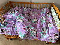 Детское постельное белье в кроватку "ЛОЛ"