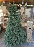 Штучні ялинки лита Швейцарська 1,5 м зелена Пишна ялинка Новорічна Ялина Преміум якість 150 см, фото 2