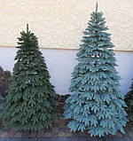 Штучні ялинки лита Швейцарська 1,5 м блакитна Пишна ялинка Новорічна Ялина Преміум якість 150 см, фото 3