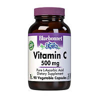 Витамины и минералы Bluebonnet Vitamin C 500 mg, 90 вегакапсул