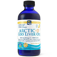 Жирные кислоты Nordic Naturals Arctic-D Cod Liver Oil, 237 мл