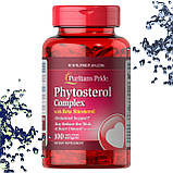 Добавка для серця Puritan's Pride Phytosterol Complex with Beta Sitosterol 100 гелевих капсул, фото 5