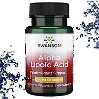 Альфа-ліпоєва кислота Swanson Alpha Lipoic Acid 300 мг 60 капсул