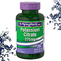 Цитрат Калію Piping Rock Potassium Citrate 275 мг 200 капсул