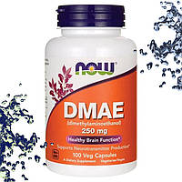 Добавка для мозку NOW Foods DMAE 250 мг 100 вегетаріанських капсул