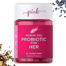 Пробіотик для жінок Pink Probiotic for Her (Журавлина) 50 вегетаріанських капсул