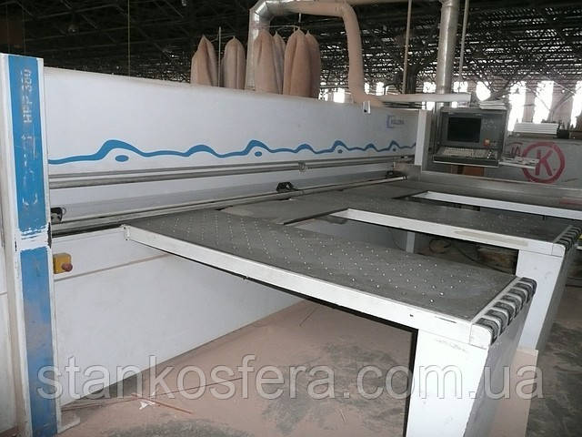 Розкрійний центр б/в Holzma HPP380 / 38/38 для пакетного розкрою плит з ЧПК, 2002р., фото 1