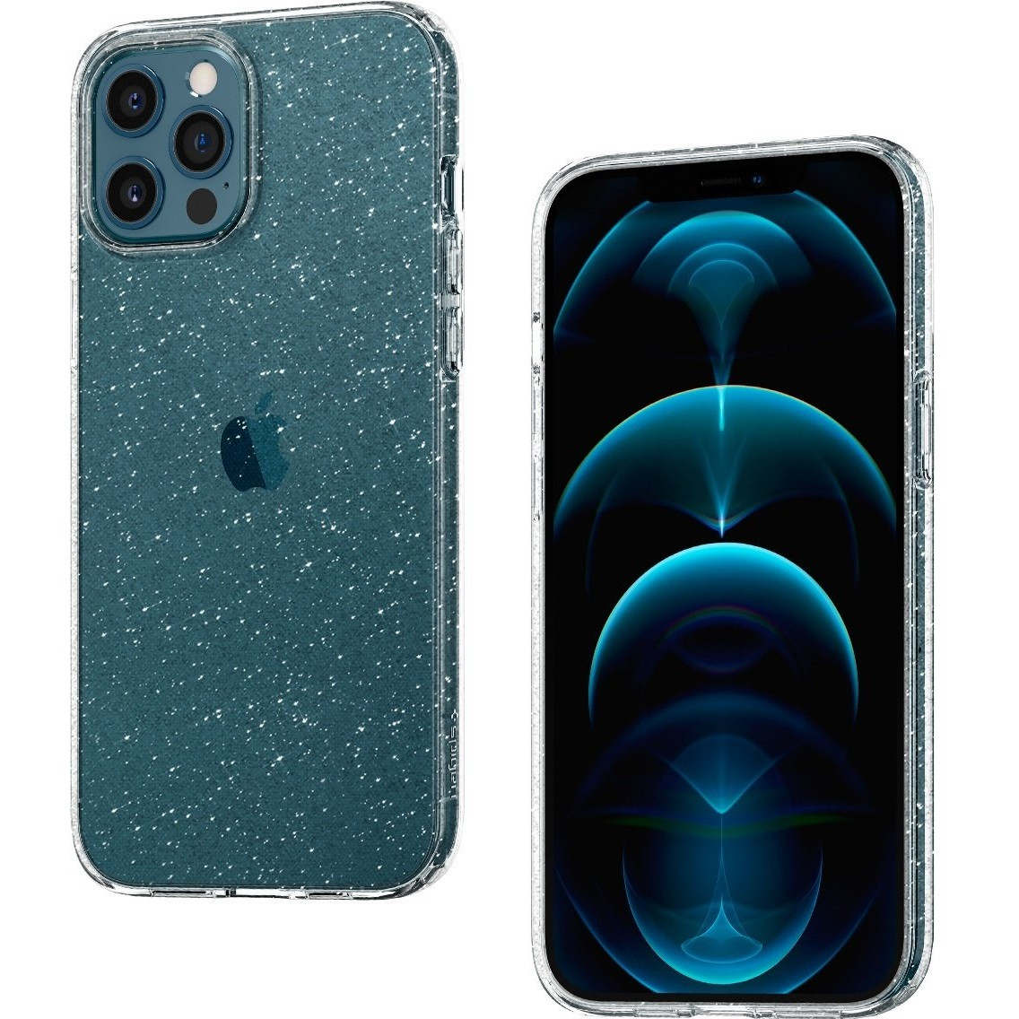 Чохол з блискітками Spigen Liquid Crystal Glitter для iPhone 12 Pro Max