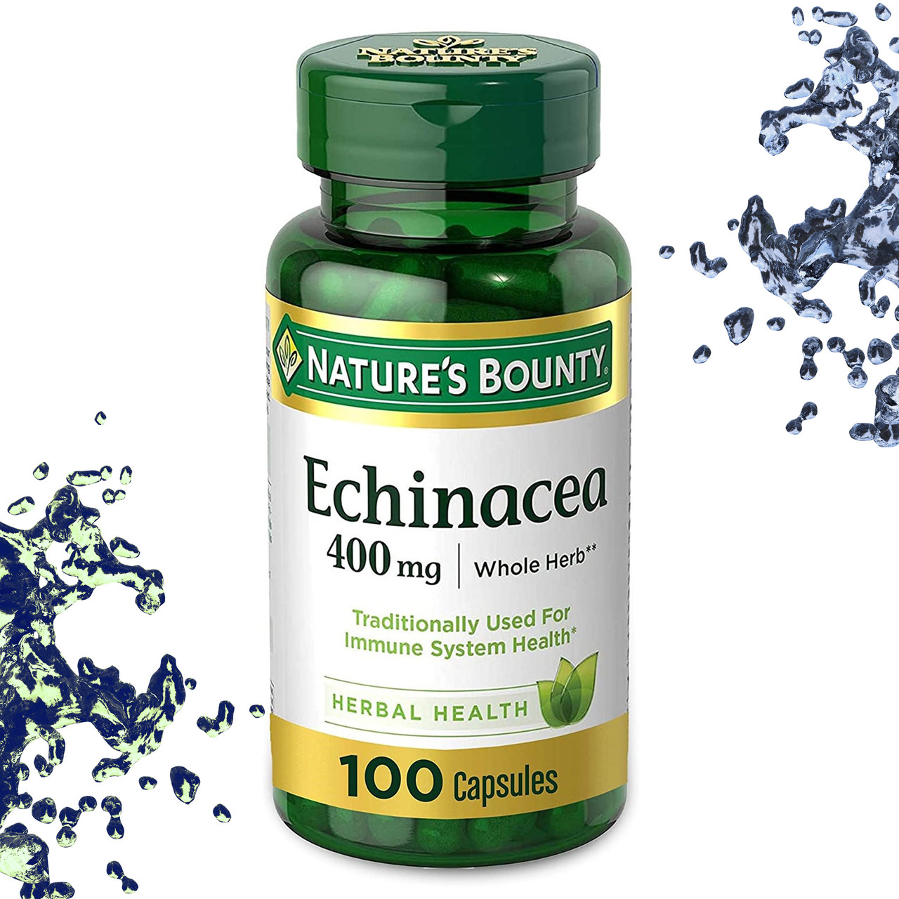 Ехінацея Nature's Bounty Echinacea 400 мг 100 капсул, фото 1