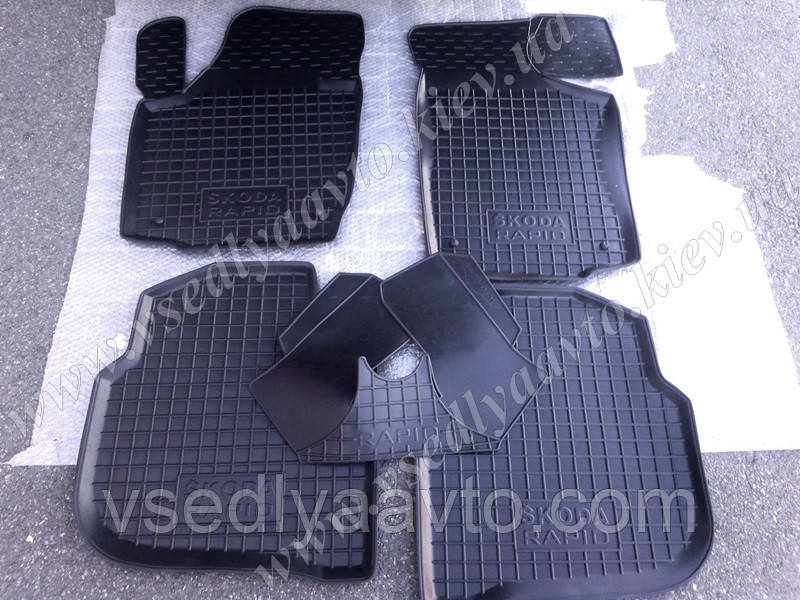 Килимки в салон SKODA Rapid з 2013- (AVTO-GUMM), фото 1