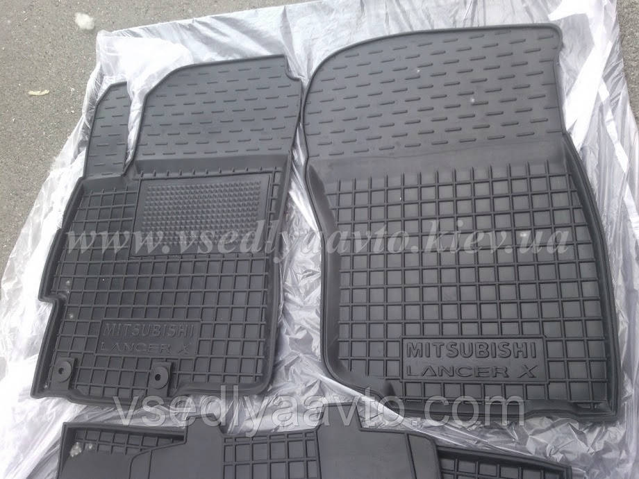 Передні килимки MITSUBISHI Lancer X з 2007 р. (Автогум AVTO-GUMM)