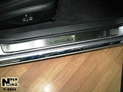 Захист порогів - накладки на пороги Subaru LEGACY IV з 2003-2009 рр. (Premium)