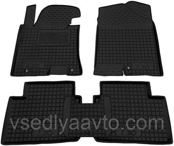 Килимки в салон HYUNDAI й30 з 2012 р. (AVTO-GUMM), фото 1
