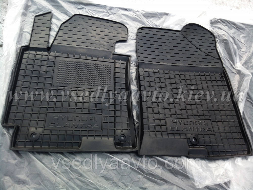 Передні килимки HYUNDAI Elantra 2014-2016 рр. (AVTO-GUMM), фото 1
