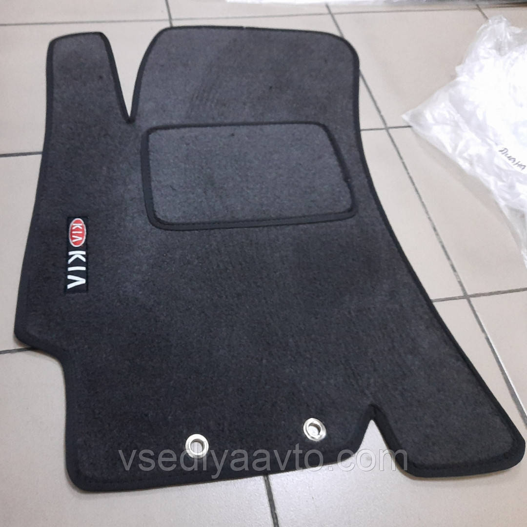 Водійський коврик ворсовий для KIA Rio (2006-2010), фото 1