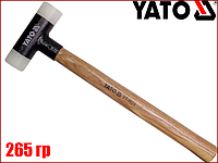 Молоток рихтовочный безинерционный с деревянной ручкой 265г р Yato YT-4624