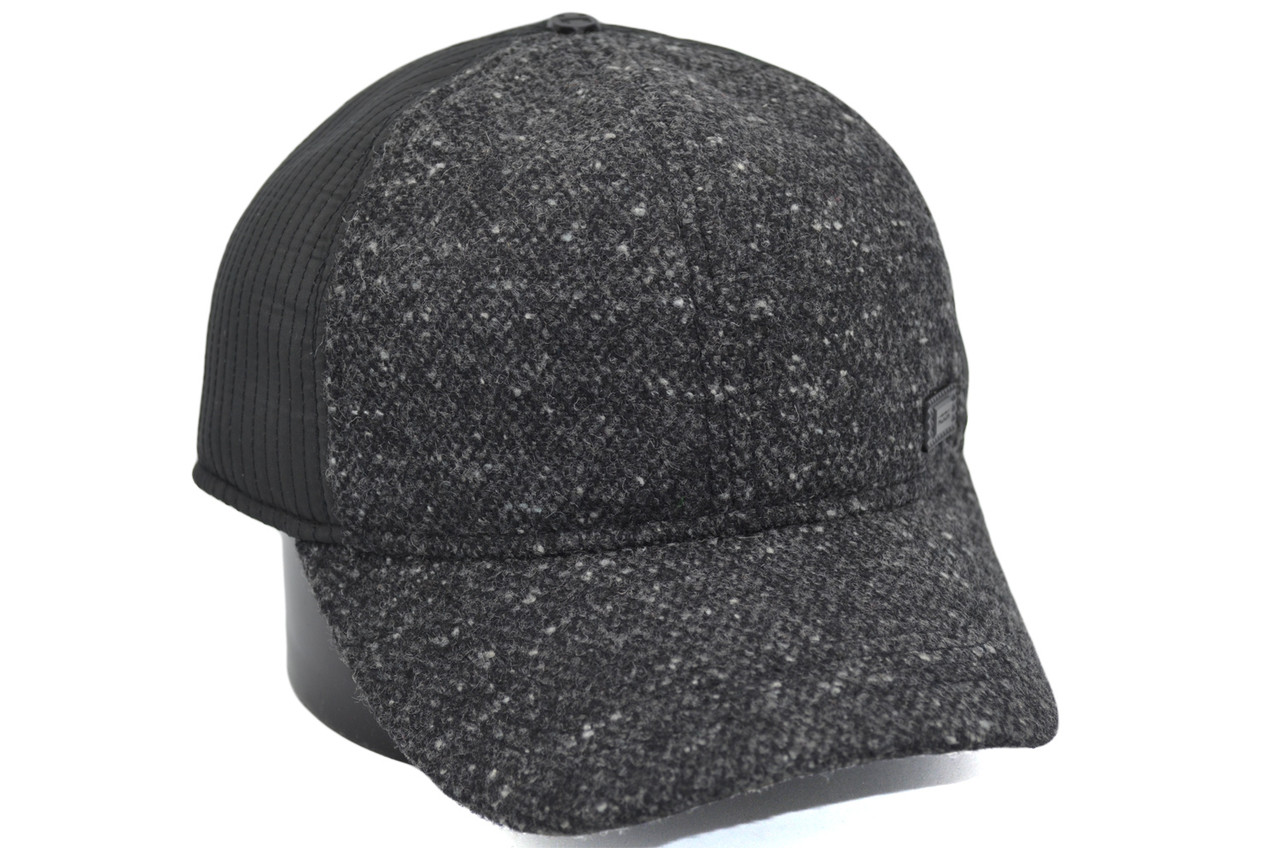 Утеплена вовняна бейсболка Hook сірий меланж (H 0419-620)