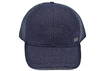 Утеплена вовняна бейсболка Hook синій джинс (H 0419-623), фото 5