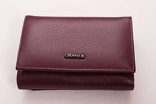Жіночий шкіряний гаманець Grande фіолетовий 2632-fiol