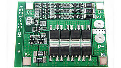 Плата захисту акумуляторів BMS з балансиром 3S Li-Ion 12.6 V 25 A 45 mA (12216)