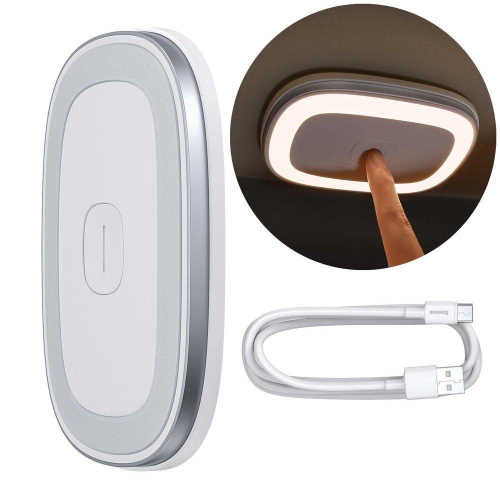 Світлодіодна магнітна лампа в салон автомобіля Baseus Bright Car Light Reading White (CRYDD01-02)