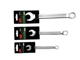 Ключ комбінований з універсальним профілем 17мм на пластиковому тримачі