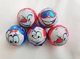 Новорічні шоколадні фігурки Baron Снігові кульки 100 грамів