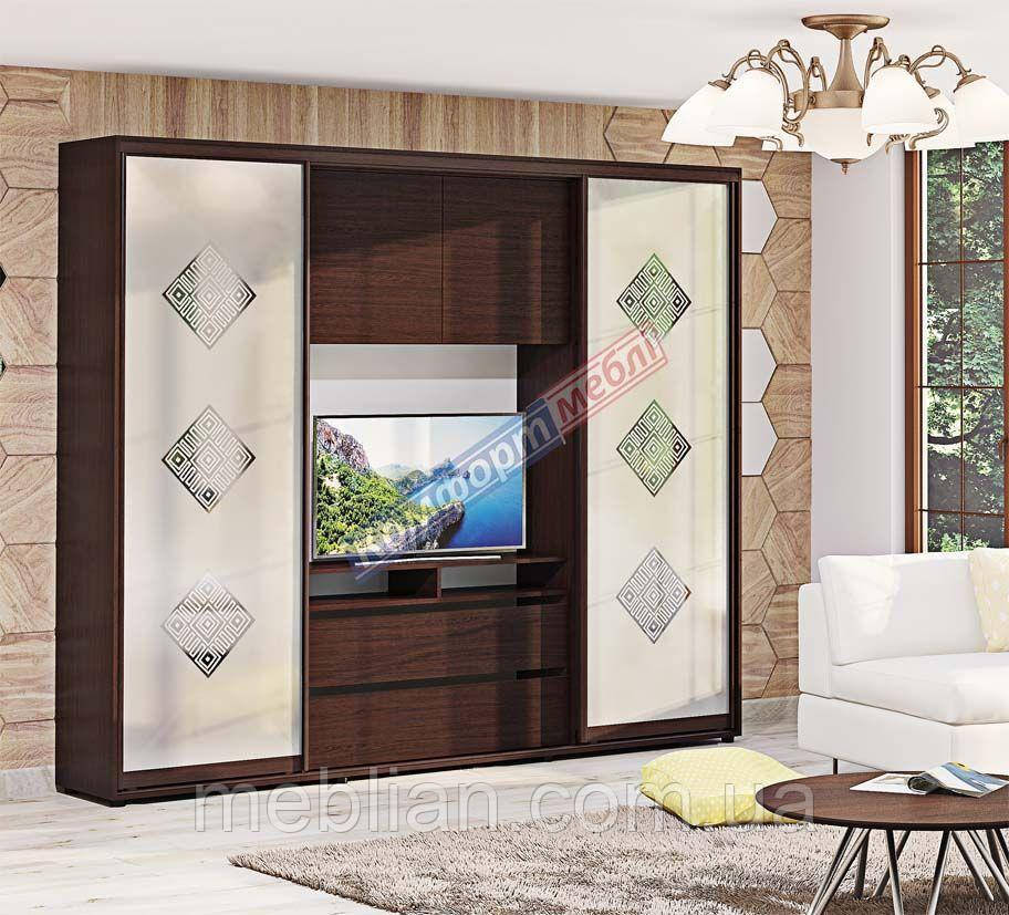 Гостина-купе 2,4м "ДСП" Зеркальный, фото 1