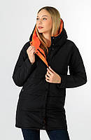 Модная женская зимняя куртка с капюшоном Еврозима 42-50 р, доставка по Украине Укрпочта бесплатная