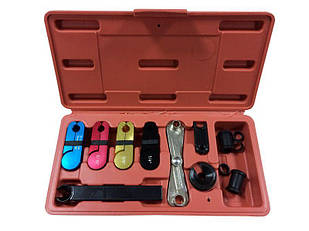 Комплект для роз'єднання швидкознімних сполук паливних систем і систем кондиціонування, 10 предметів