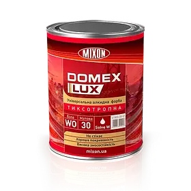 Алкідна емаль Mixon Domex Lux білий напівмат 1л