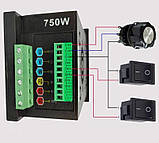 Частотний перетворювач 750Вт (0,75кВт) (частотник) 220В, однофазний вхід, трьохфазний вихід, частоти 1-99Гц, фото 7