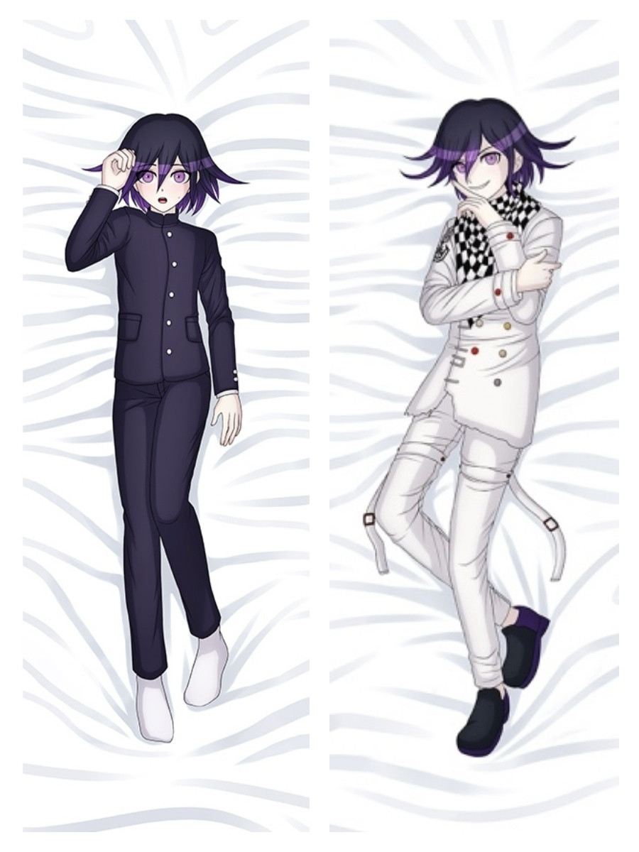 Дакімакура 150х50 см Кокінчі Ома/Kokichi Oma Danganronpa V3, Подушка зі знімною наволочкою аніме тяг
